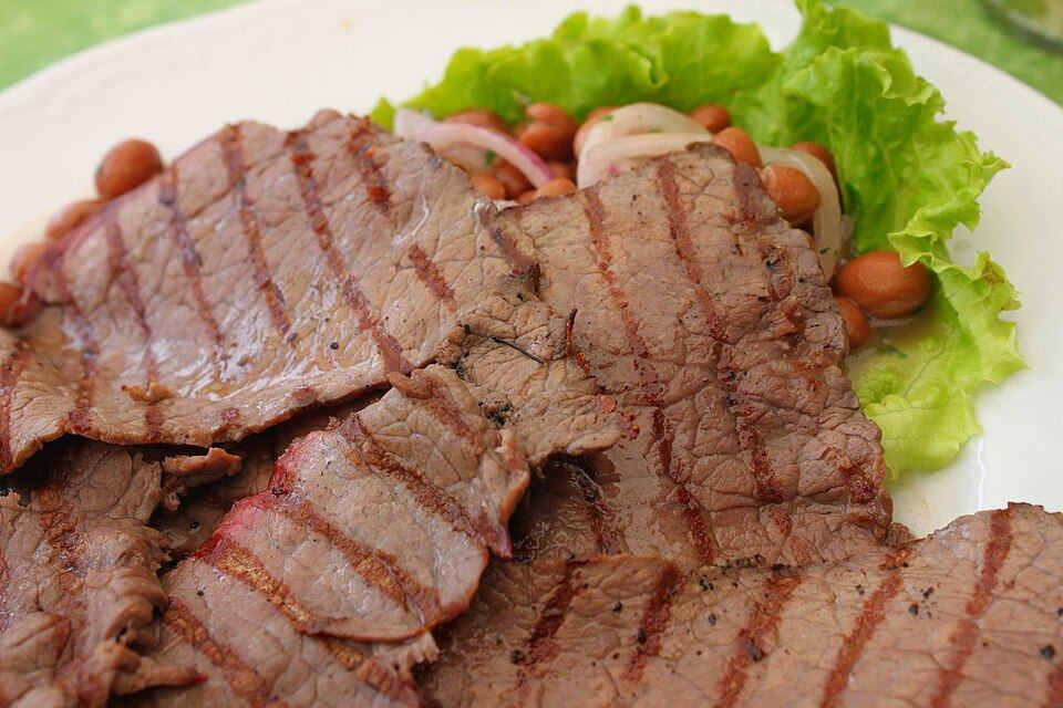 Carne salada con fagioli