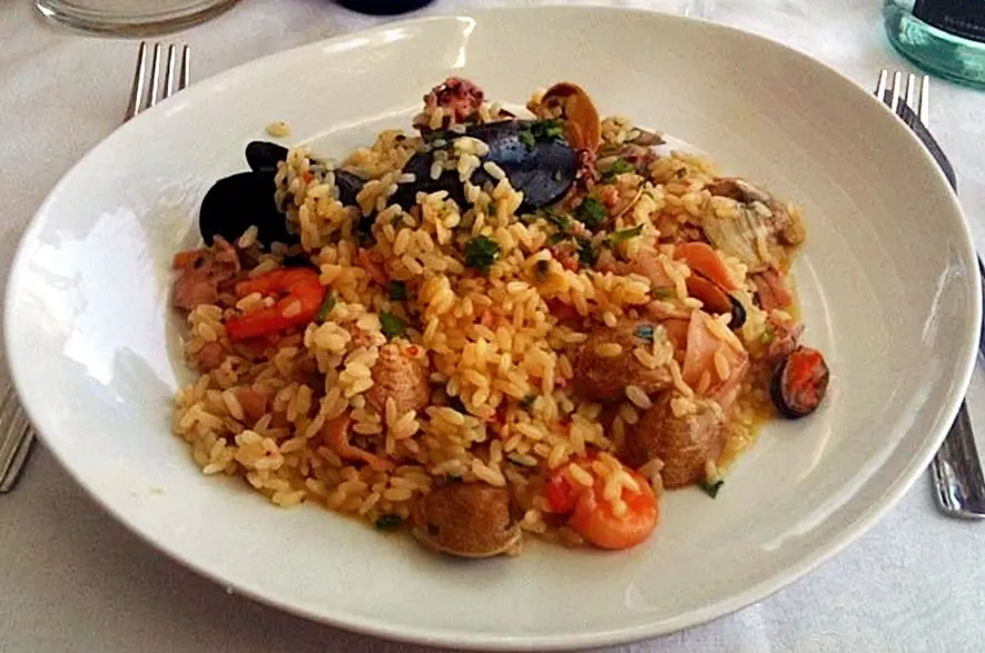 Risotto ai frutti di mare in bianco